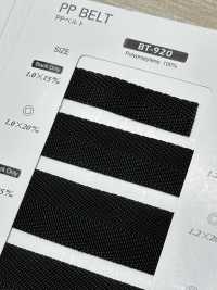 BT-920 PP帶（1.0MM厚度x杉綾編織）[緞帶、帶、繩子] 新道良質（SIC） 更多照片