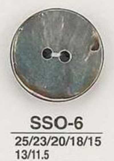SSO6 天然材料 貝殼製 兩孔光面鈕扣