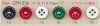 OPH336 DAIYA BUTTONS 耐衝擊 四孔 聚酯纖維鈕扣