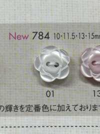 784 DAIYA BUTTONS 花形二孔聚酯纖維紐扣[羈扣] Osaka Plastic Industries（DAIYA BUTTON） 更多照片