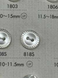 818S DAIYA BUTTONS 兩孔紐扣聚酯纖維仿貝殼[羈扣] Osaka Plastic Industries（DAIYA BUTTON） 更多照片