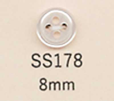 SS178 DAIYA BUTTONS 四孔聚酯纖維鈕扣