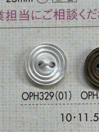 OPH329 帶 2 孔邊框的鈕扣[羈扣] Osaka Plastic Industries（DAIYA BUTTON） 更多照片