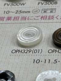 OPH329 帶 2 孔邊框的鈕扣[羈扣] Osaka Plastic Industries（DAIYA BUTTON） 更多照片