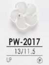 PW2017 聚酯纖維樹脂製 表孔兩孔·有光澤鈕扣