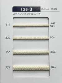 125-3 棉紡編織繩繩子圓繩[緞帶、帶、繩子] 更多照片