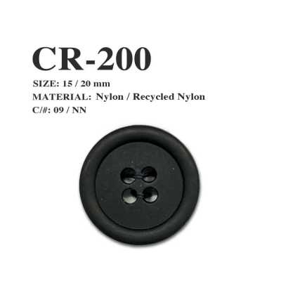 CR-200 漁網回收尼龍四孔鈕扣