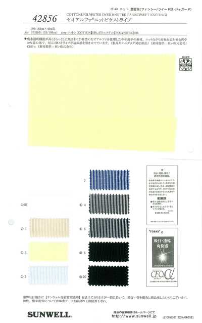 42856 Theo Alpha(R)針織單珠地條紋