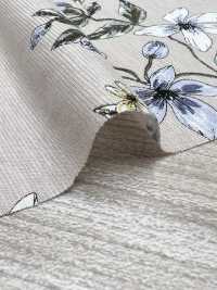 55052-2 60/2燒灼加工絲光棉天竺平針織物花卉設計[面料] 櫻花公司 更多照片