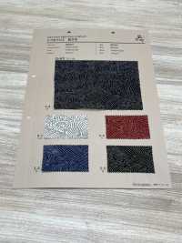 88333 SEVENBERRY®不均勻線、靛藍仿古布[布料] VANCET 更多照片