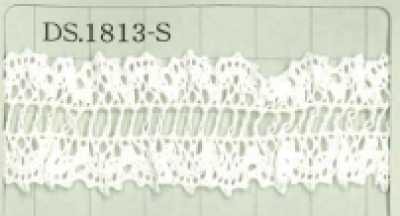 DS1813-S 彈性蕾絲 荷葉邊蕾絲 梯子蕾絲 23mm