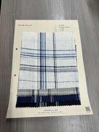 A-7072 柔軟的亞麻格紋[布料] 有吉書店 更多照片