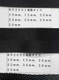 RN2002 RN帶斜紋[緞帶、帶、繩子] RIVER 更多照片