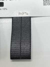SIC-EB008R 再生聚酯纖維緞紋彈性織帶[緞帶/絲帶帶繩子] 新道良質(SIC) 更多照片