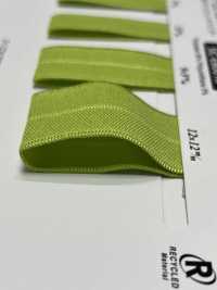 SIC-EB009R 再生聚酯纖維薄緞紋彈性織帶[緞帶/絲帶帶繩子] 新道良質(SIC) 更多照片