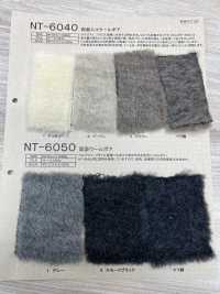 NT-6040 工藝毛皮【雙面生態羊毛圍巾】[面料] 中野襪業 更多照片
