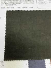 OSDC40332 蘇比馬棉 80/1 和法國亞麻 1/60 2/1 超級斜紋布 絲滑雙面檢驗（正反一樣）（灰白色）[面料] 小原屋繊維 更多照片