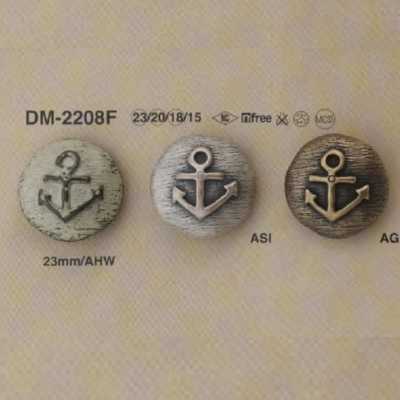 DM2208F 壓鑄製 圓形有柄鈕扣