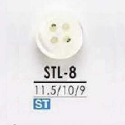 STL8 高瀨貝製 表穴四孔鈕扣