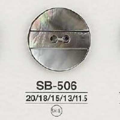 SB506 黑蝶貝製 表面兩孔鈕扣