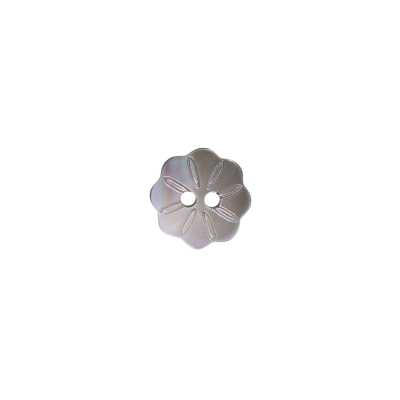 SB110 黑蝶貝製正面雙孔鈕扣