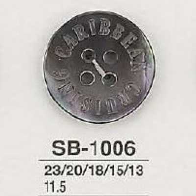 SB1006 黑蝶貝製四孔鈕扣