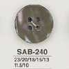 SAB240 貝殼製四孔鈕扣