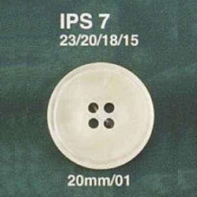 IPS7 聚酯樹脂製 表孔四孔鈕扣