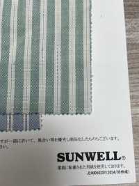 14410 50支線棉質透明牛津多條紋[面料] SUNWELL 更多照片