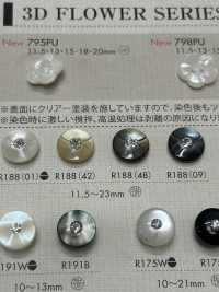 R188 聚酯纖維樹脂紐扣[羈扣] Osaka Plastic Industries（DAIYA BUTTON） 更多照片