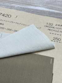 BD7420 有機棉 x 再生尼龍格子佈[面料] Cosmo Textile 日本 更多照片