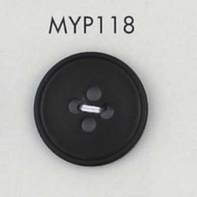 MYP118 聚酯纖維樹脂製 帶邊 四眼鈕扣
