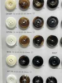 OP285 聚酯纖維樹脂四孔紐扣[羈扣] Osaka Plastic Industries（DAIYA BUTTON） 更多照片