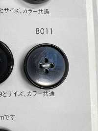 8011 聚酯纖維樹脂鑲邊四孔紐扣[羈扣] Osaka Plastic Industries（DAIYA BUTTON） 更多照片