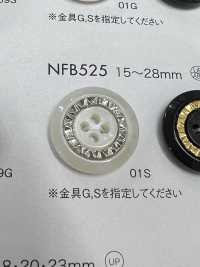 NFB525 聚酯纖維樹脂/ABS樹脂紐扣[羈扣] Osaka Plastic Industries（DAIYA BUTTON） 更多照片