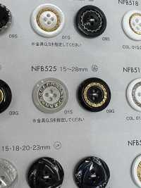 NFB525 聚酯纖維樹脂/ABS樹脂紐扣[羈扣] Osaka Plastic Industries（DAIYA BUTTON） 更多照片