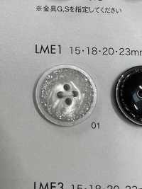 LME1 聚酯纖維樹脂四孔紐扣[羈扣] Osaka Plastic Industries（DAIYA BUTTON） 更多照片
