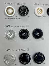 LME1 聚酯纖維樹脂四孔紐扣[羈扣] Osaka Plastic Industries（DAIYA BUTTON） 更多照片