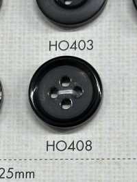 HO408 材料水牛角紐扣四孔紐扣[羈扣] Osaka Plastic Industries（DAIYA BUTTON） 更多照片