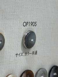 OP190S 聚酯纖維樹脂/ABS樹脂紐扣[鈕扣] 大阪鈕扣（DAIYA BUTTON） 更多照片