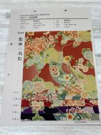 850497 稀有大圖案日式雲海扇菊[布料] VANCET 更多照片