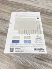 14413 10線棉牛津，矽處理及手工水洗加工處理[布料] SUNWELL三維爾 更多照片