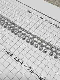 25902S 銀色亮片化學公主色[蕾絲] 協和蕾絲 更多照片