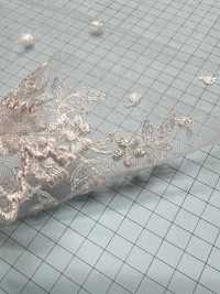 T24051-T15 透明網紗刺繡蕾絲 協和蕾絲 更多照片