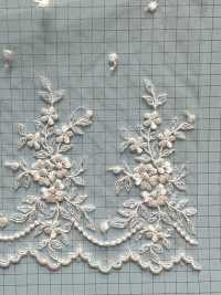 T24051-T15 透明網紗刺繡蕾絲 協和蕾絲 更多照片