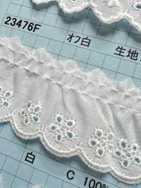 23476F 棉質荷葉邊蕾絲 協和蕾絲 更多照片