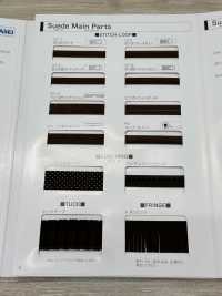 L-6400-PIPING L-6400麂皮鑲邊[緞帶、帶、繩子] 明星品牌（Hoshika） 更多照片