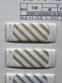 6050-MS 棉質條紋無雙帶[緞帶、帶、繩子] 托普曼工業 更多照片