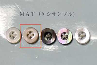 EX201MAT 高瀨 米色 正面4孔 貝殼鈕扣 霧面