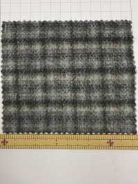 85352 Re WOOL 布雷布起絨布格紋[布料] PARICA 更多照片